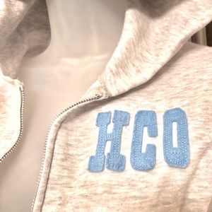 Vintage Y2K Hollister Women’s Zippered Hoodie